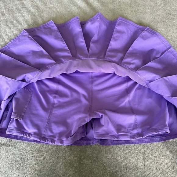 Lululemon Run Pace Setter Skirt Violet Skort Size 4 - Picture 13 of 14